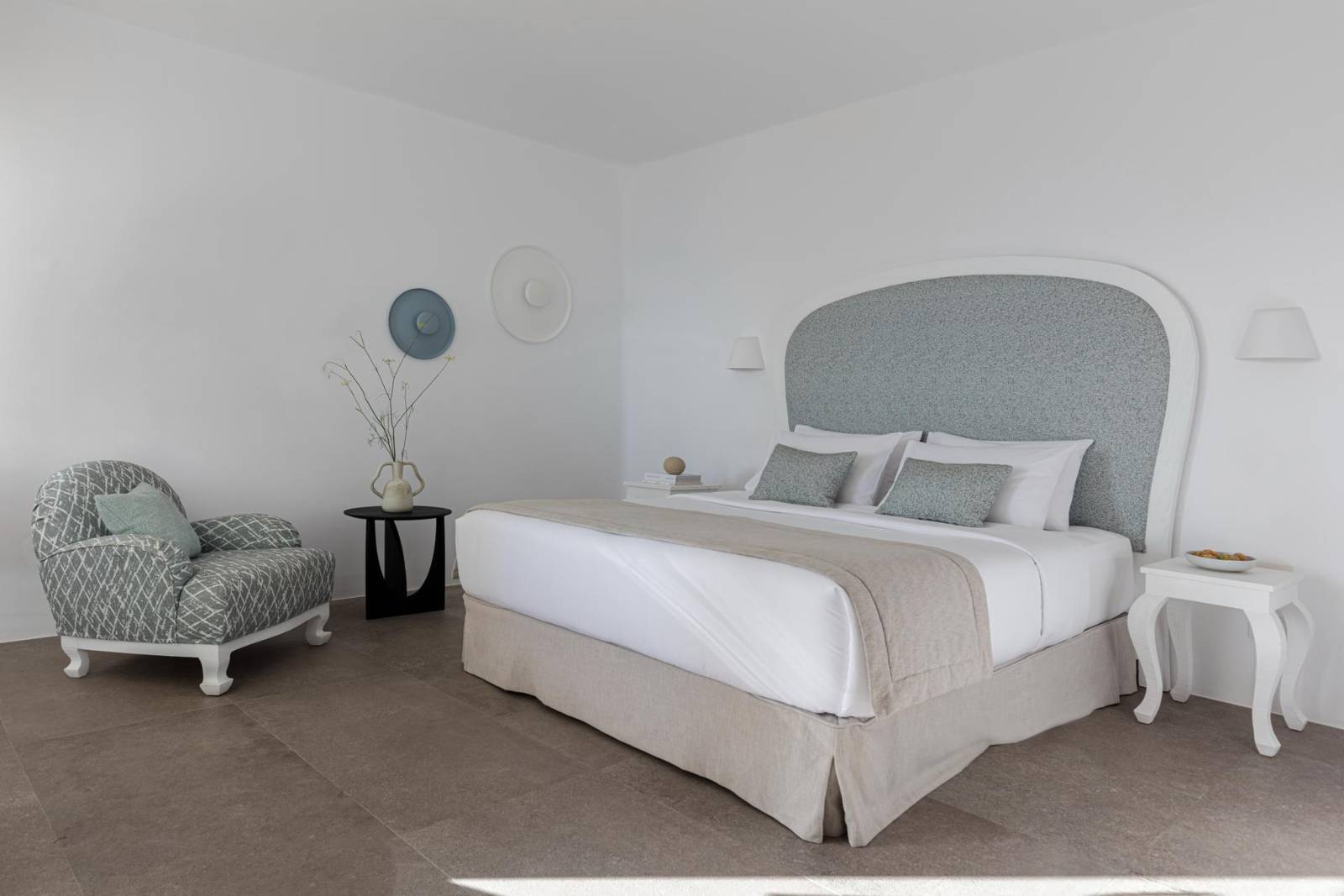 Canaves Oia Suites Superior Suite 臥室