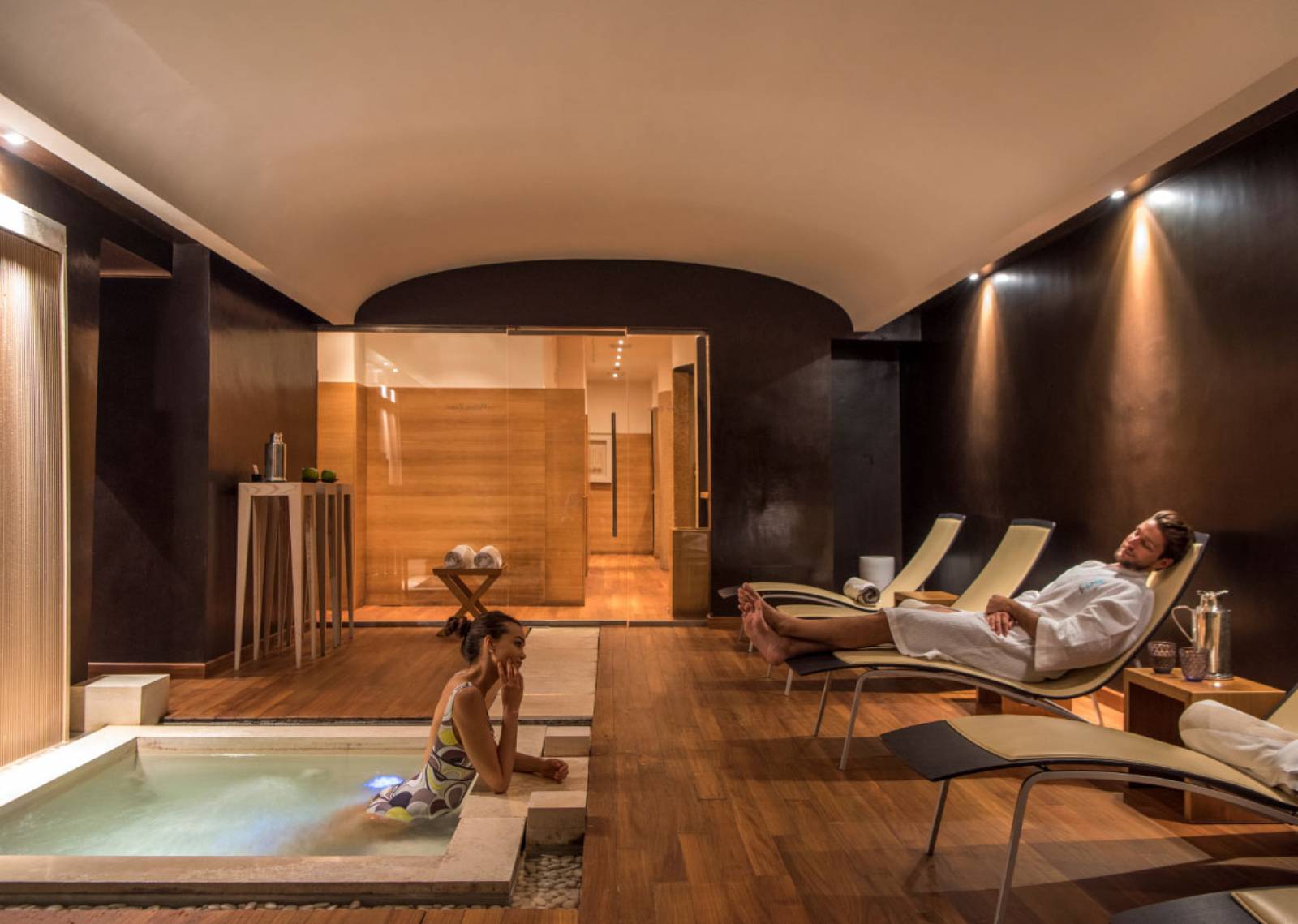 Capri Tiberio Palace SPA Tiberio 休憩區