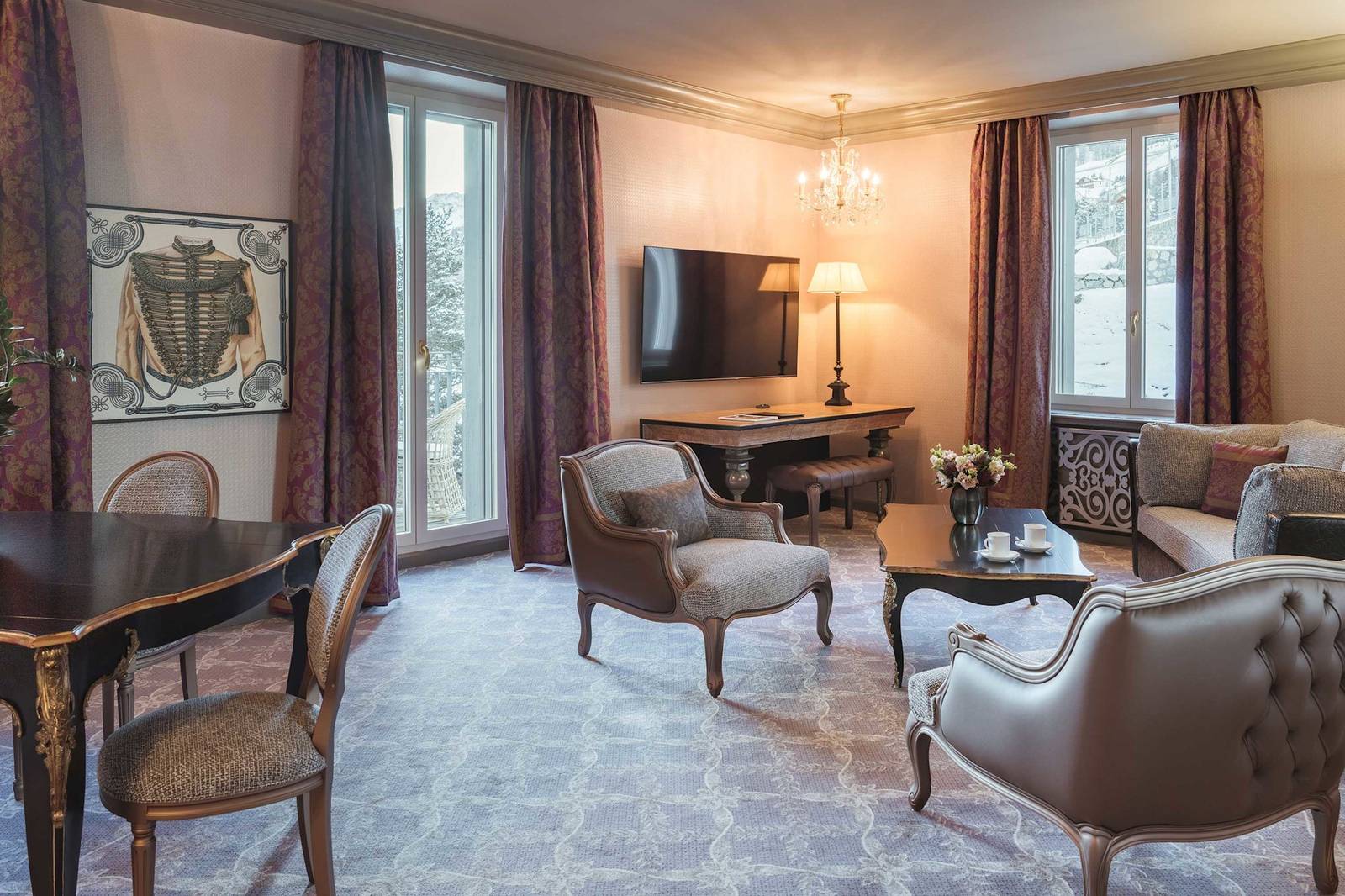 Carlton Hotel Carlton Suite 起居室