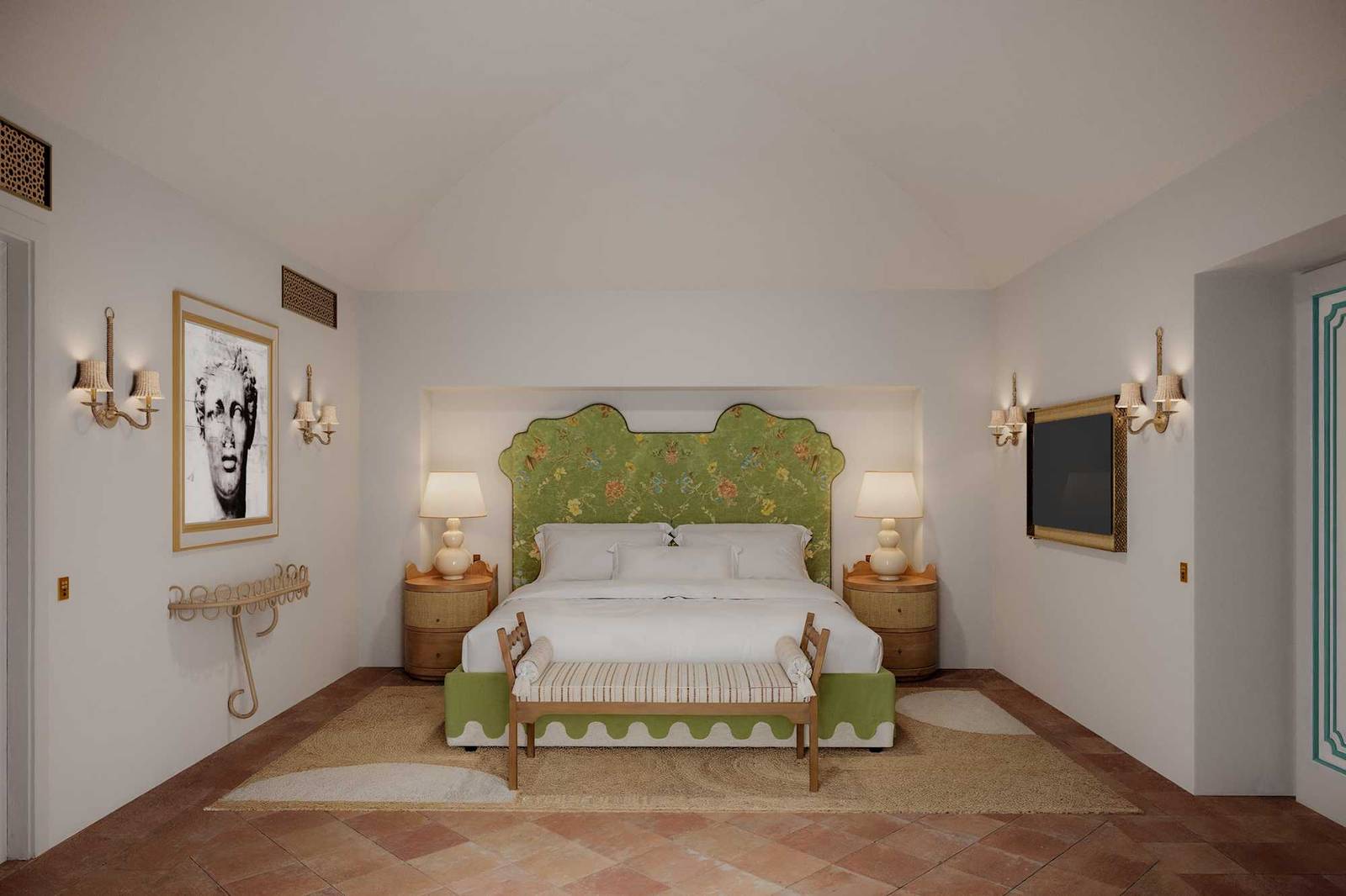 Caruso 酒店 Divina Suite 臥室