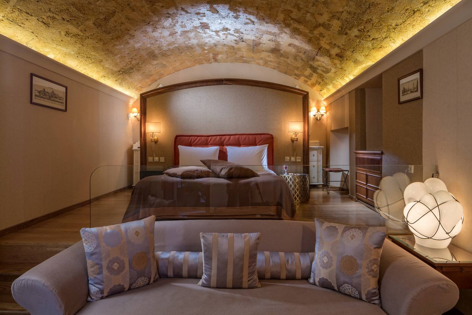 干尼亞 Casa Delfino Master Suite 拱頂臥室