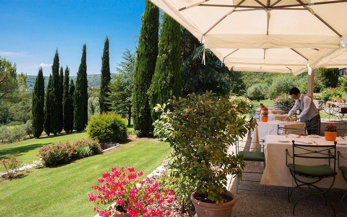 Castello di Spaltenna La Terrazza 花園露台座位