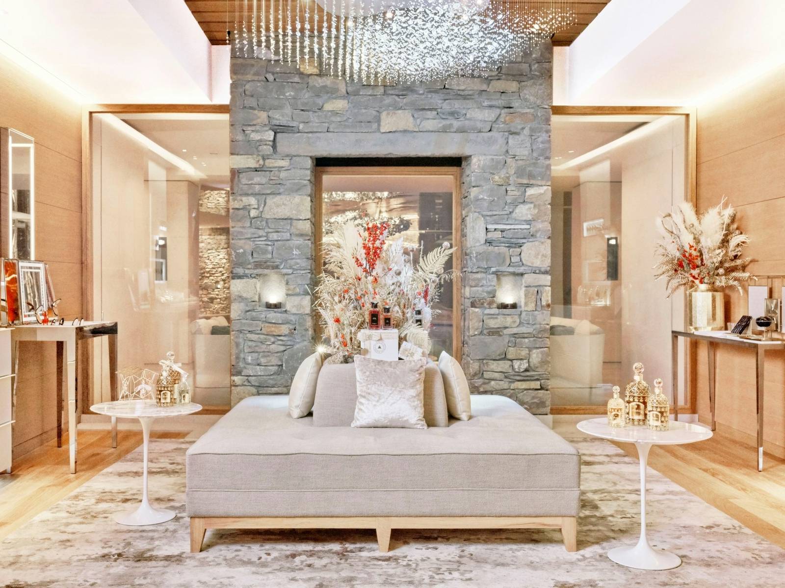 Cheval Blanc Courchevel Guerlain Spa 接待區
