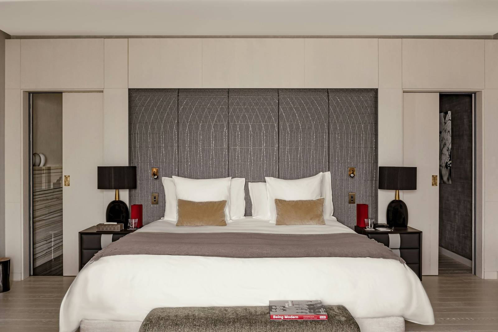 Cheval Blanc Courchevel Deluxe Junior Suite 臥室