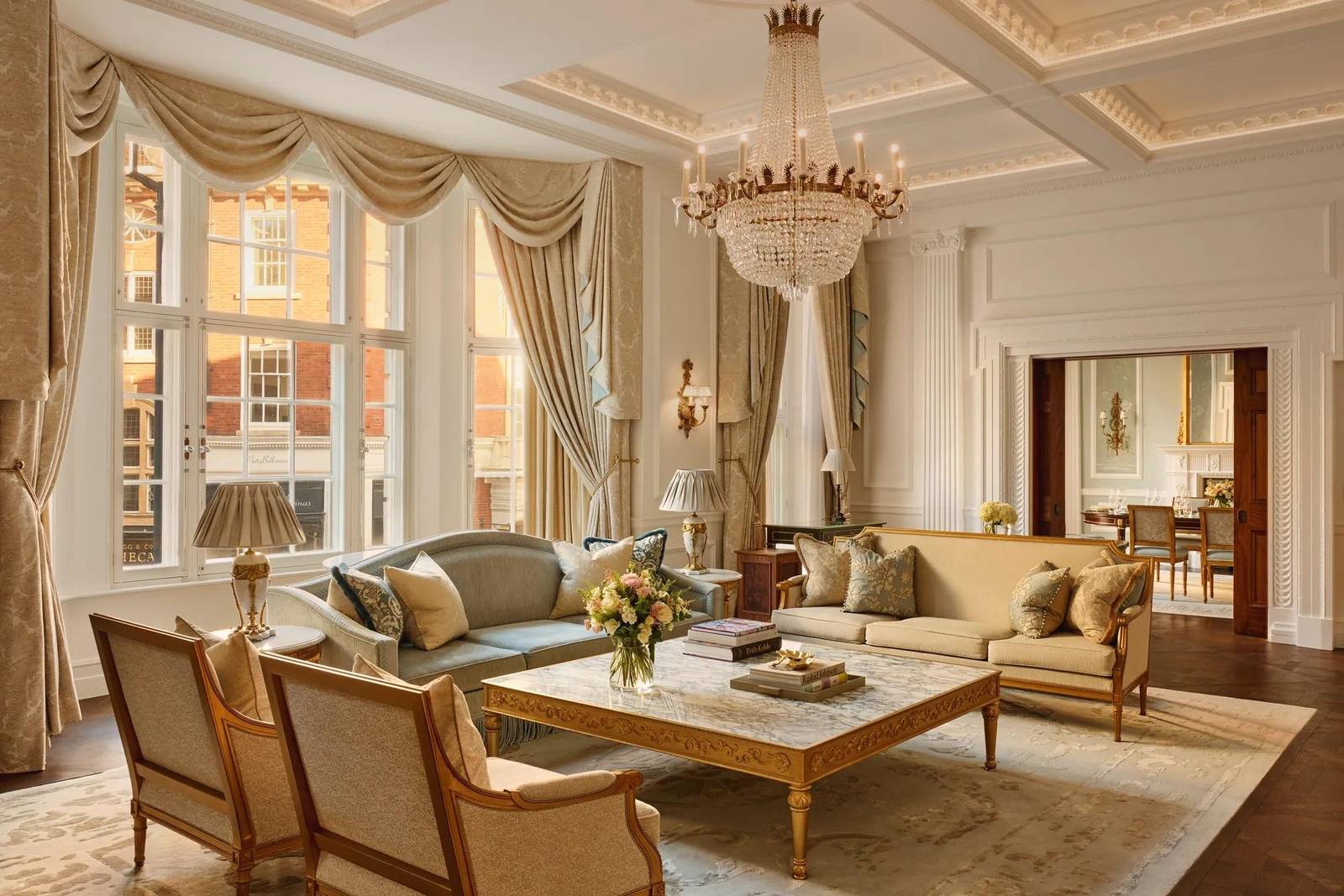 倫敦 Claridge's Georgian Suite 起居室