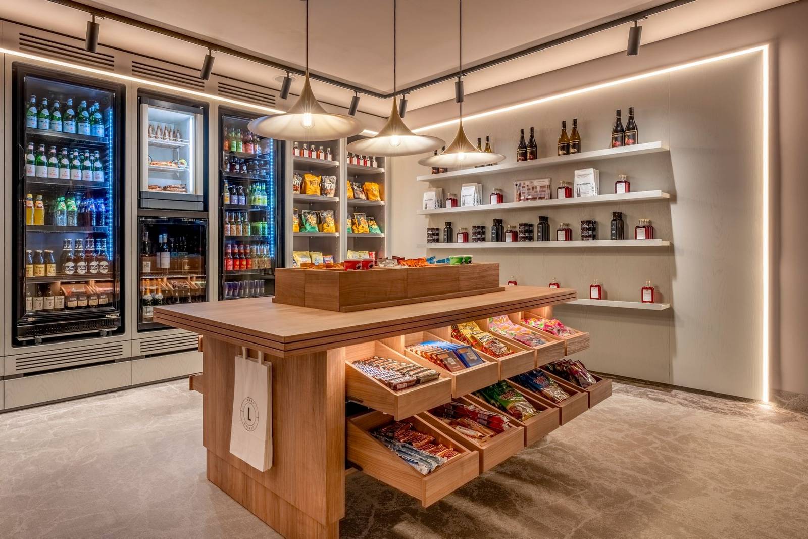 科隆萬豪酒店大廳自助小舖