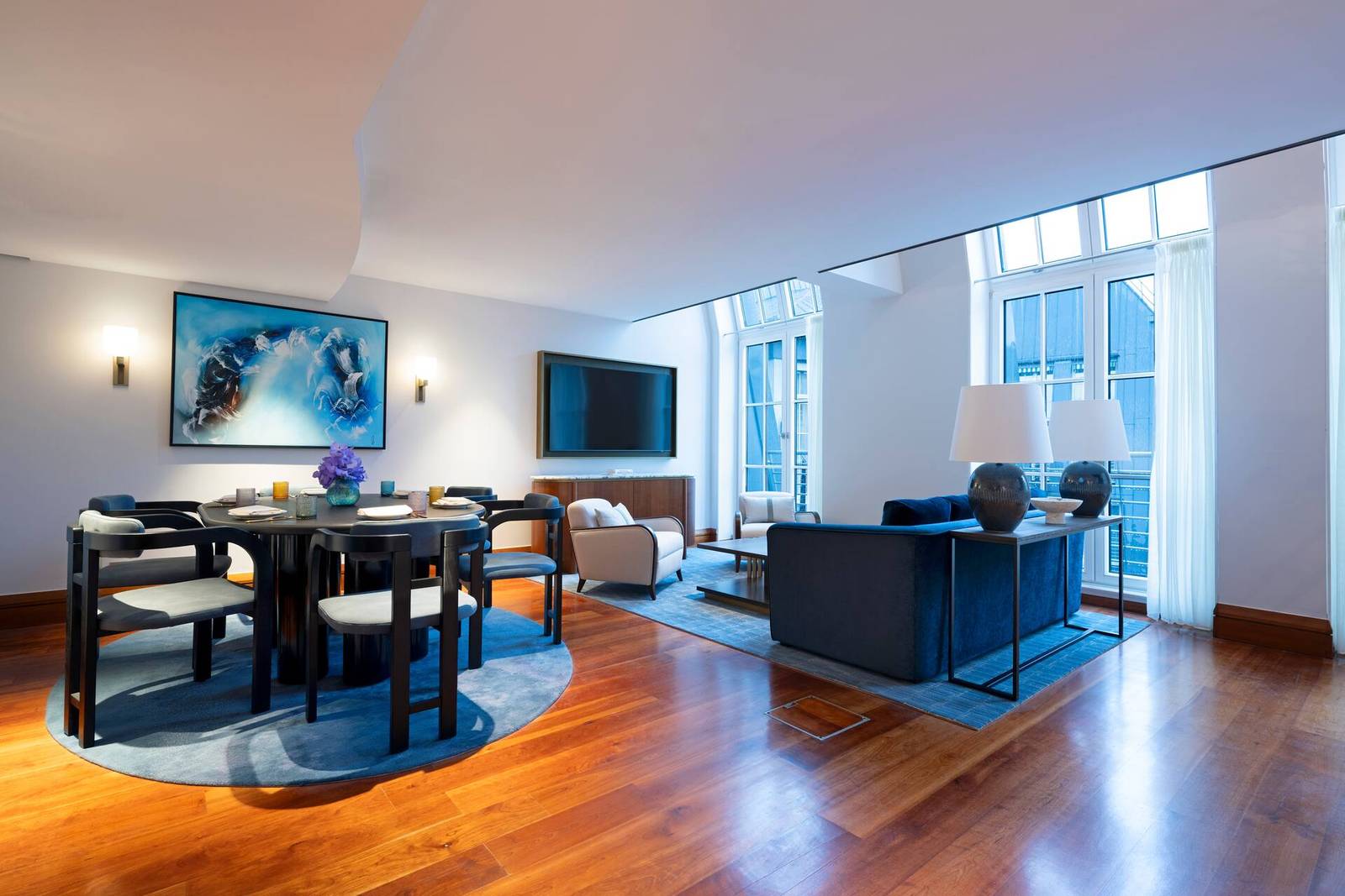 漢堡康萊德酒店 King Loft Suite 起居室