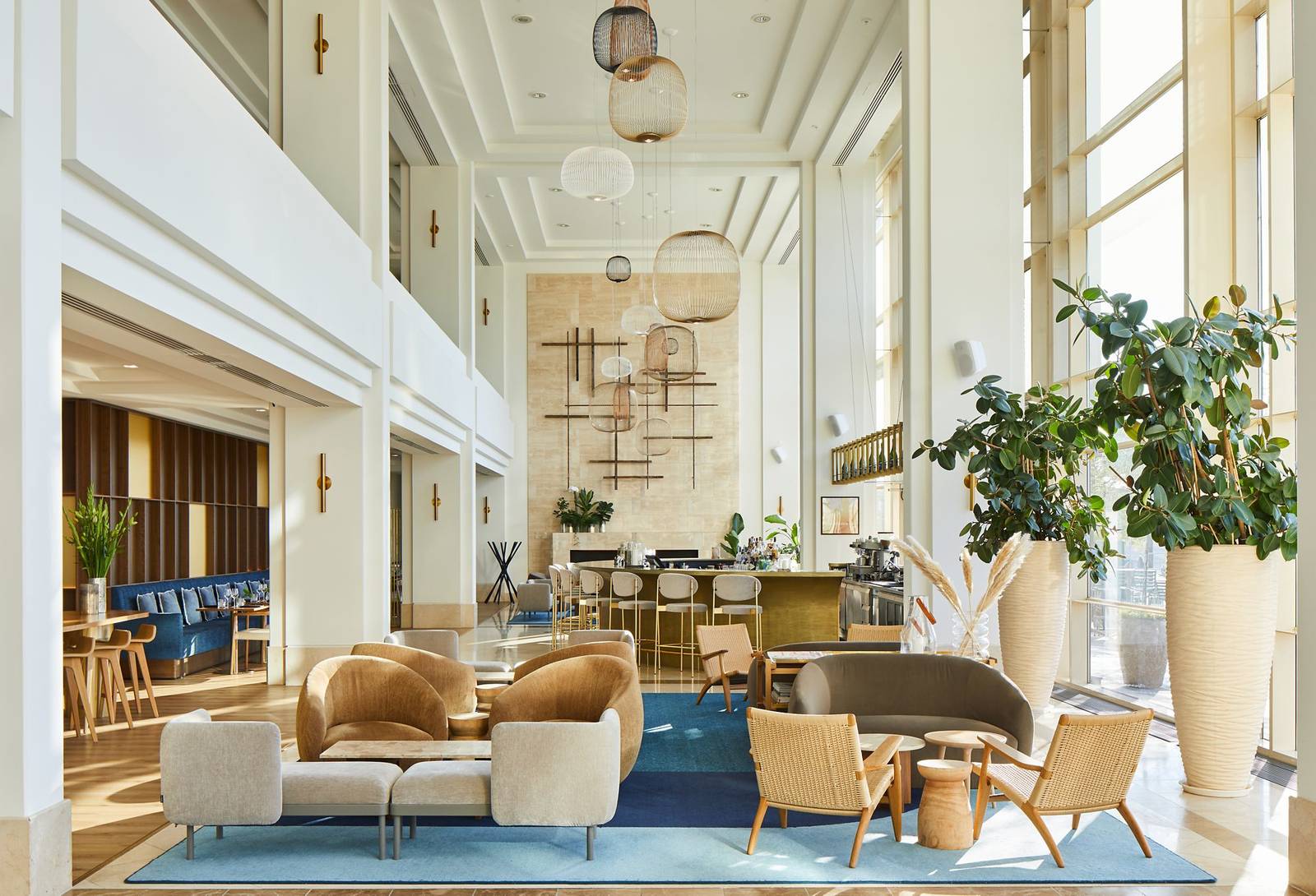 哥本哈根萬豪酒店挑高大廳