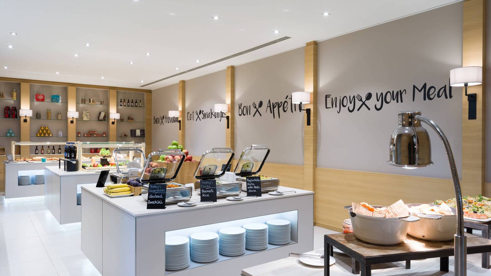布魯塞爾萬怡酒店早餐自助區