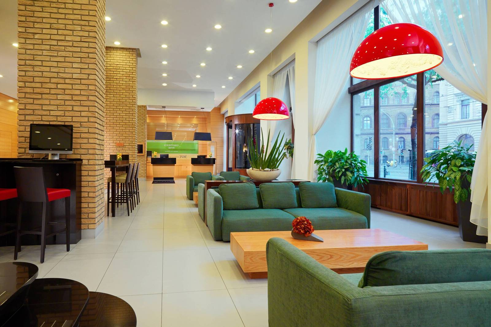 布達佩斯 Courtyard by Marriott Budapest City Center 大廳休息區