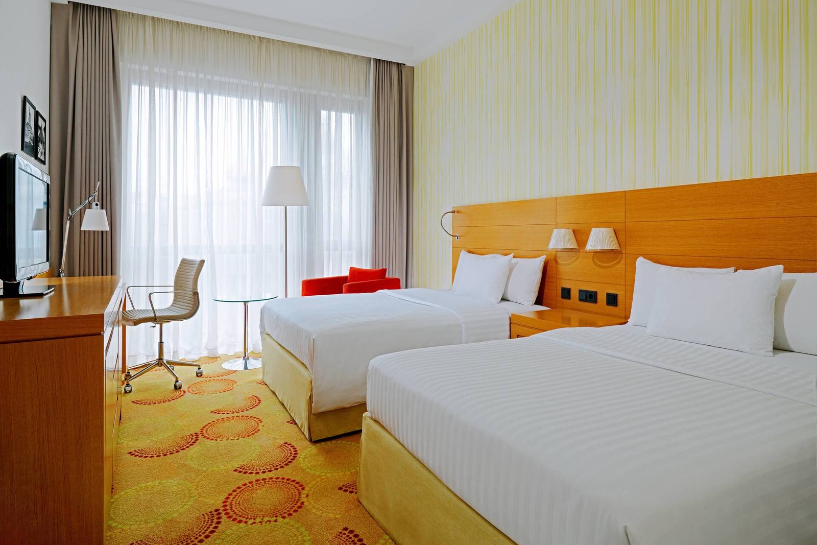 布達佩斯 Courtyard by Marriott Budapest City Center 兩張床客房
