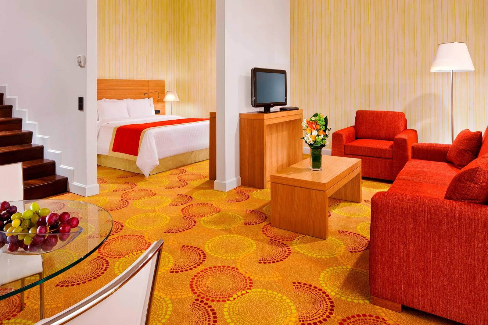 布達佩斯 Courtyard by Marriott Budapest City Center Junior Suite 起居區