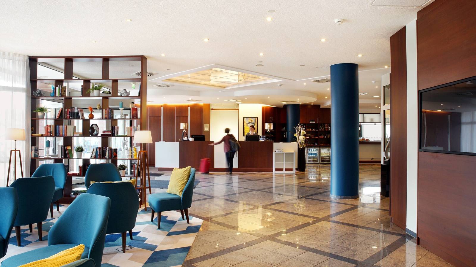 德勒斯登 Courtyard by Marriott 大廳與櫃檯