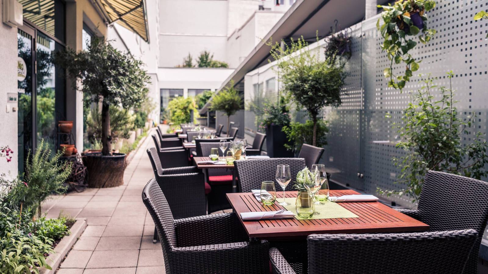 慕尼黑 Courtyard Munich City Center Oléo Pazzo 戶外露台