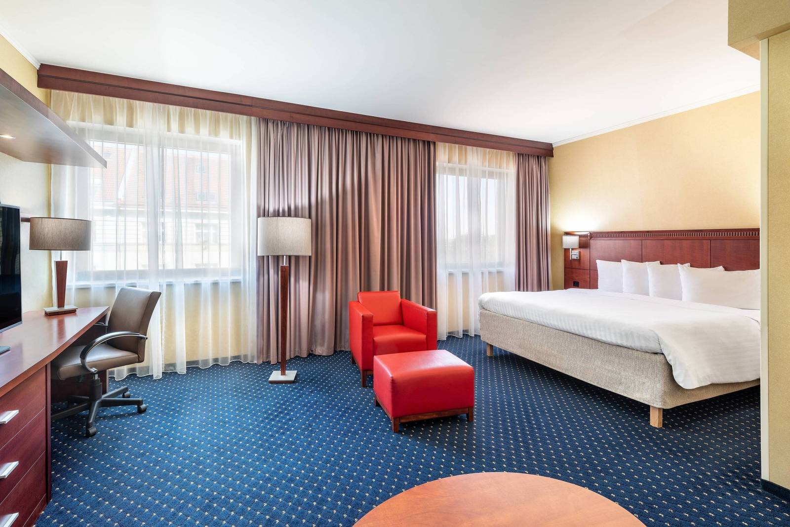 布拉格 Courtyard Prague City 大床客房