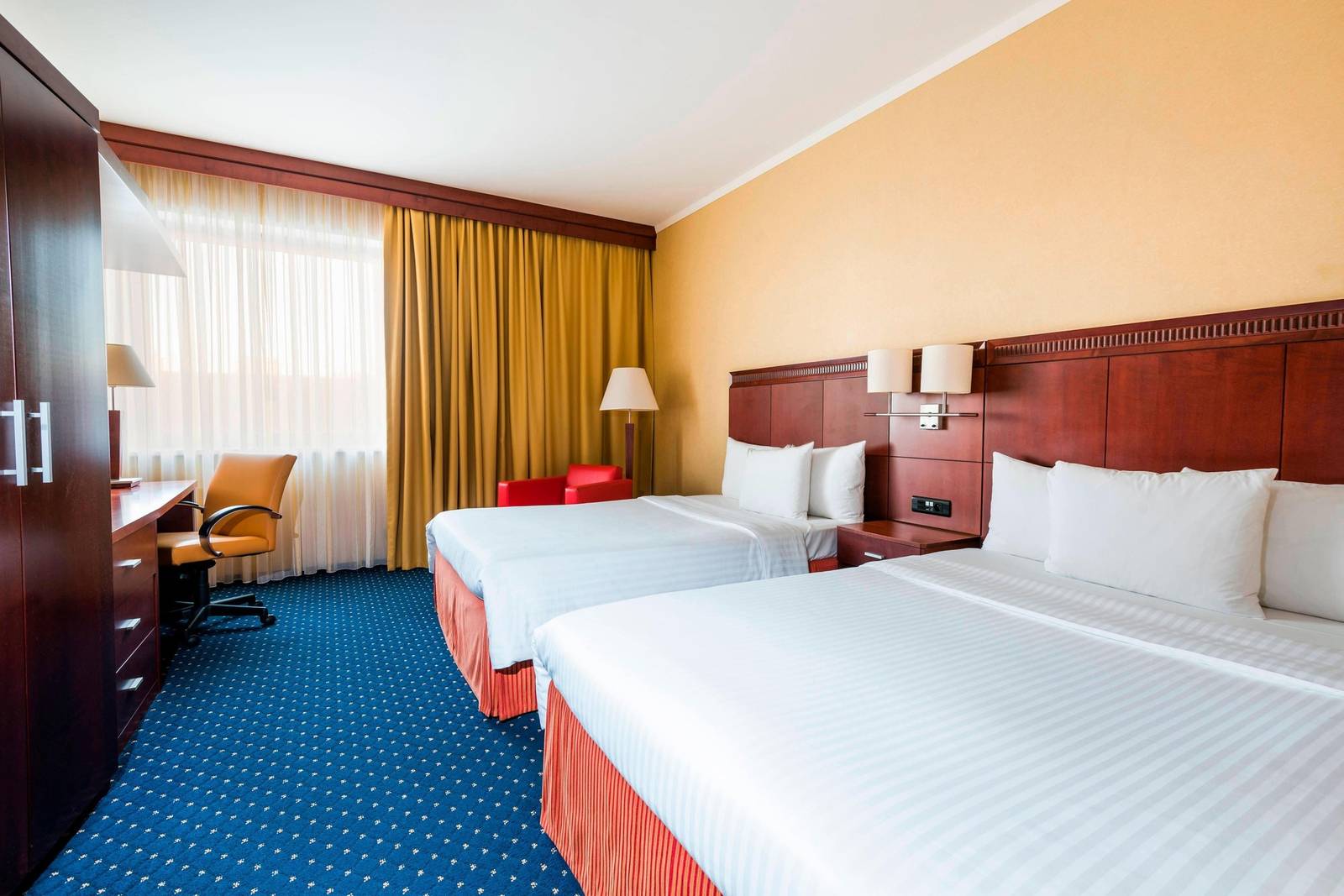 布拉格 Courtyard Prague City 雙床客房
