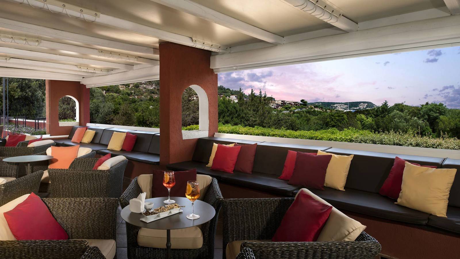 CPH Pevero Hotel I Gerani Bar 景觀露台