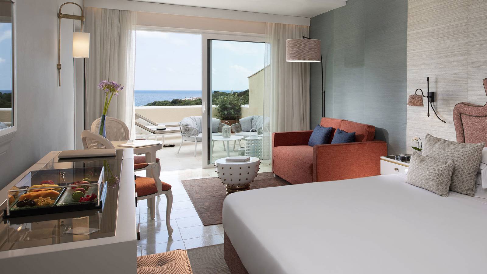 CPH Pevero Hotel Deluxe Premium 海景客房