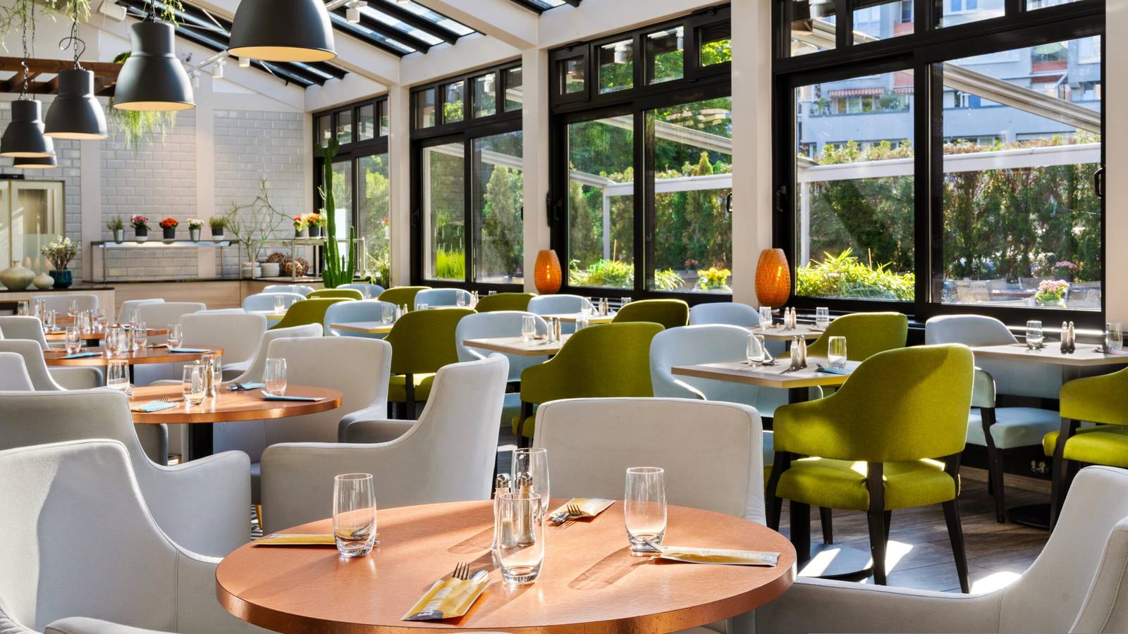 柏林 Crowne Plaza Wilsons 玻璃屋座位