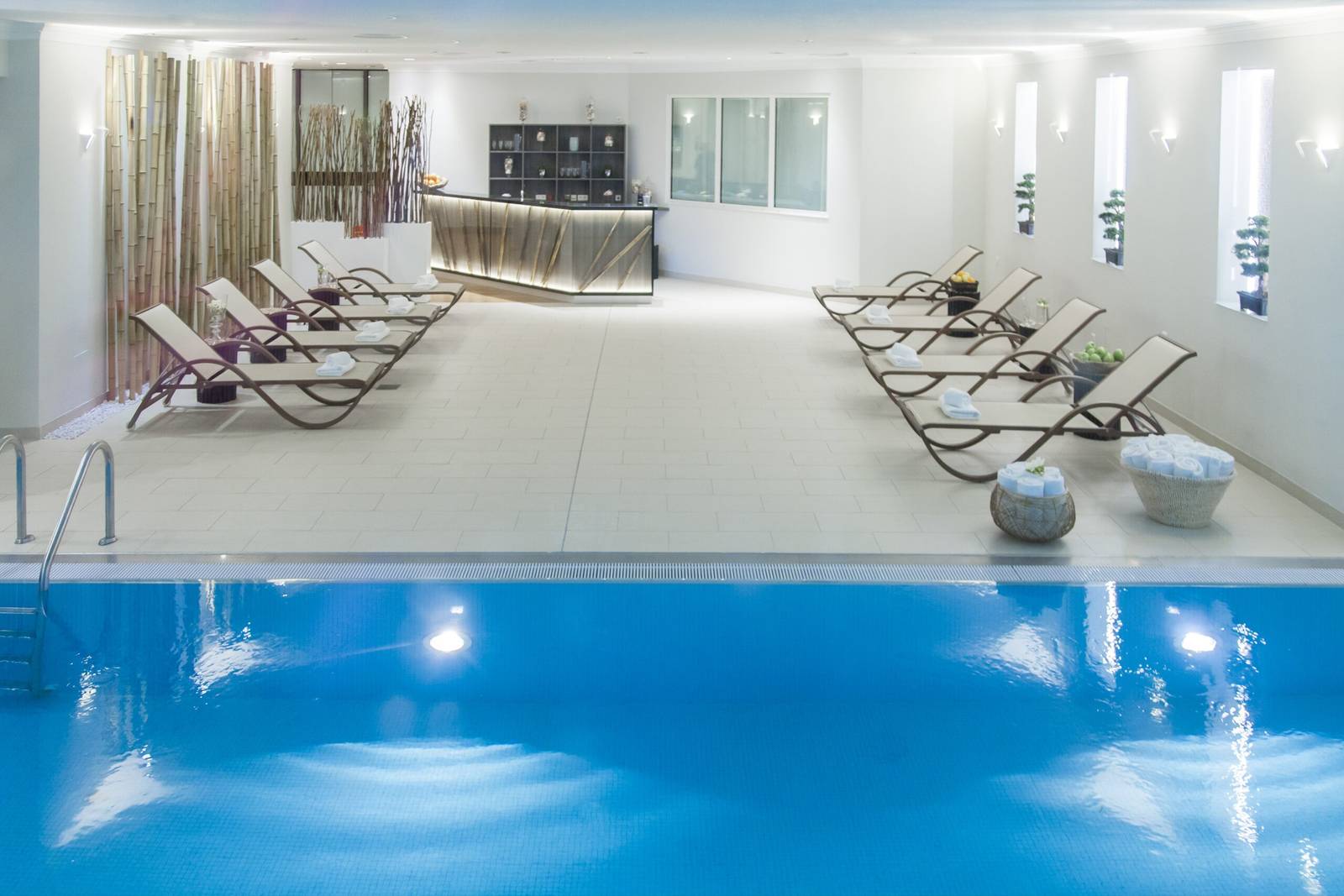 柏林 Crowne Plaza 室內溫水泳池