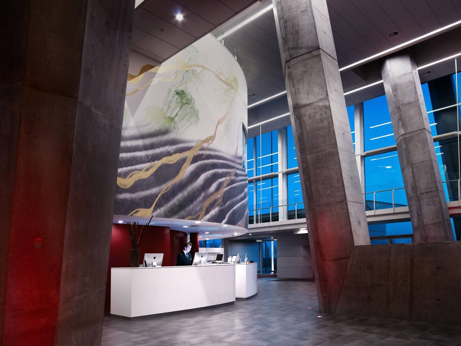 哥本哈根皇冠假日酒店 Towers 大廳接待櫃台