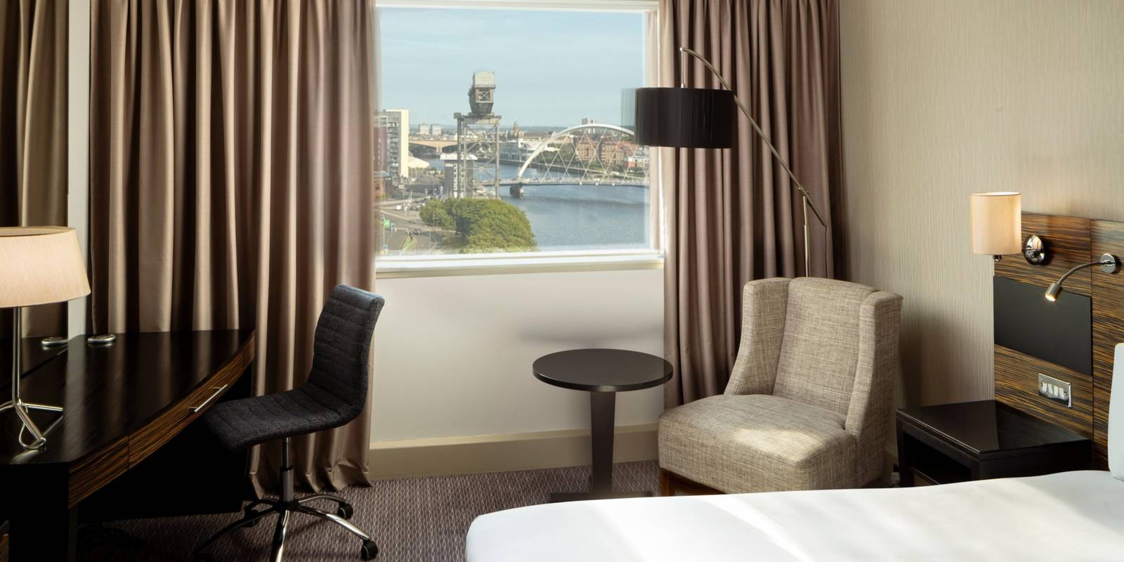 格拉斯哥 Crowne Plaza Glasgow 河景客房