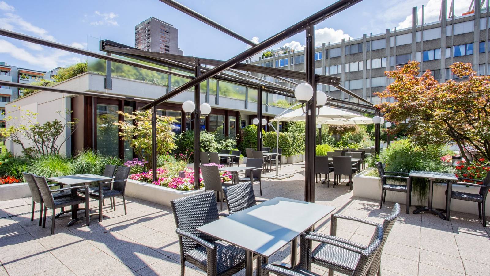 蘇黎世 Crowne Plaza Zurich 戶外露台座位