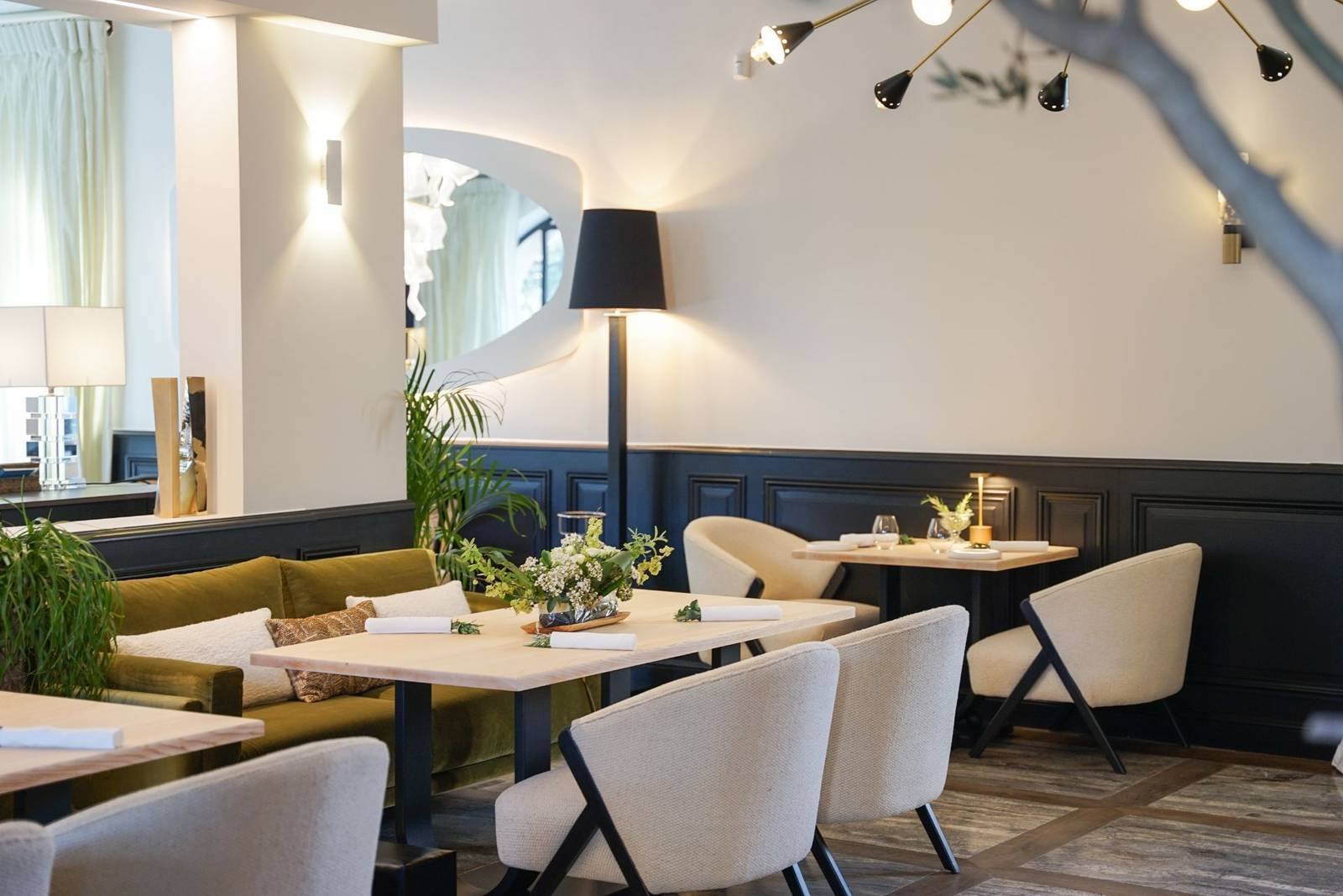 Domaine de Manville L'Aupiho 餐廳用餐區