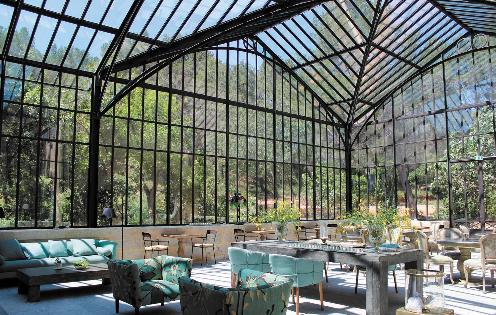 Domaine de Manville 玻璃溫室冬季花園早餐廳
