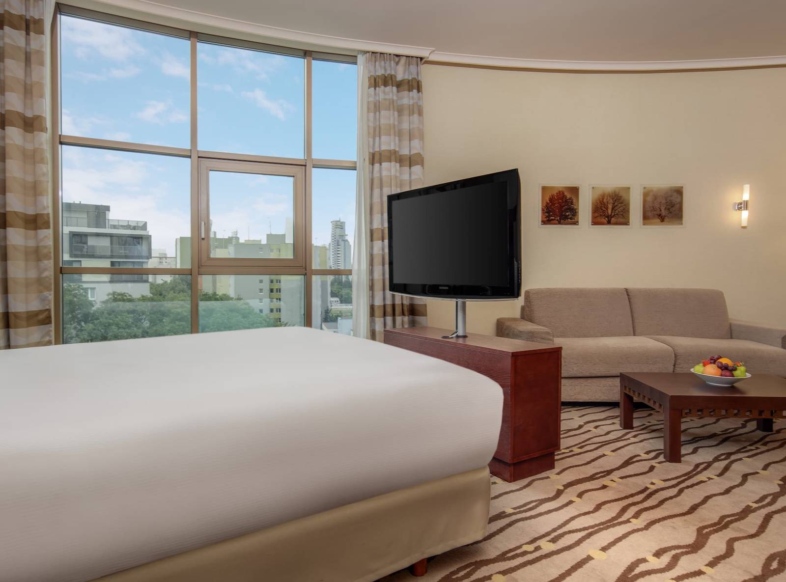 布拉提斯拉瓦 DoubleTree by Hilton King Deluxe Room 客房