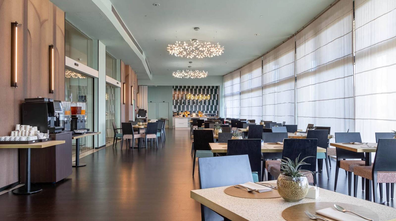 佛羅倫斯 DoubleTree Metropole Luci Della Città 餐廳用餐區