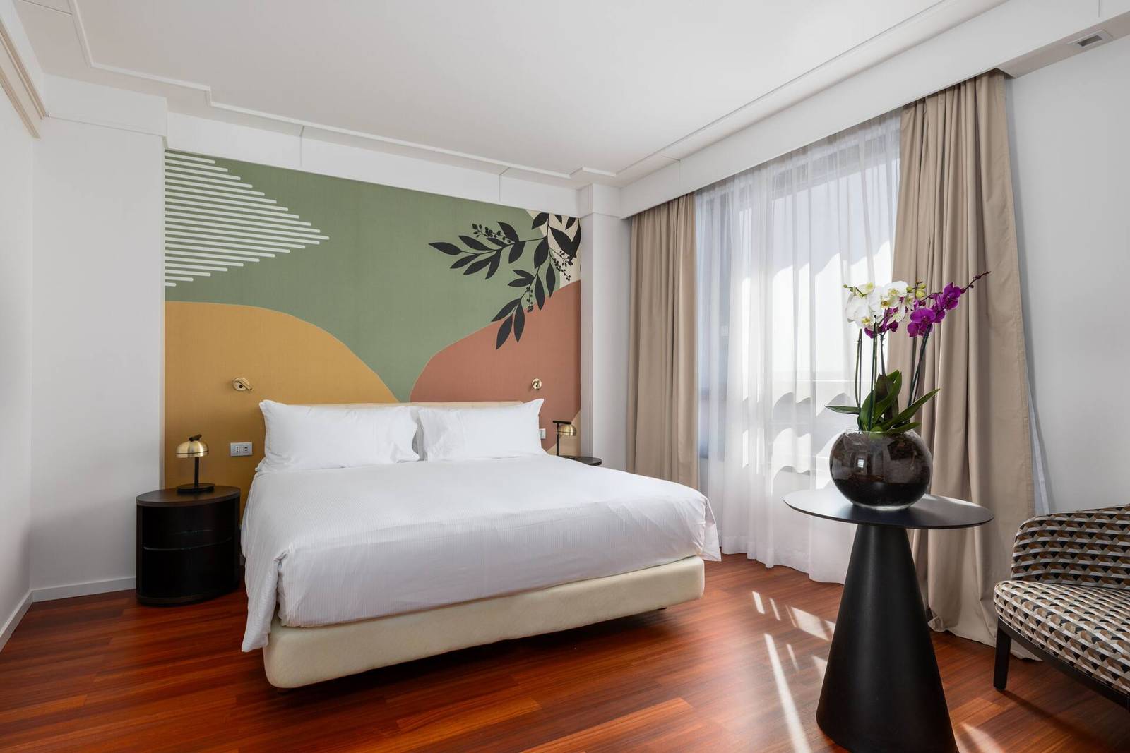 佛羅倫斯 DoubleTree Metropole 套房臥室