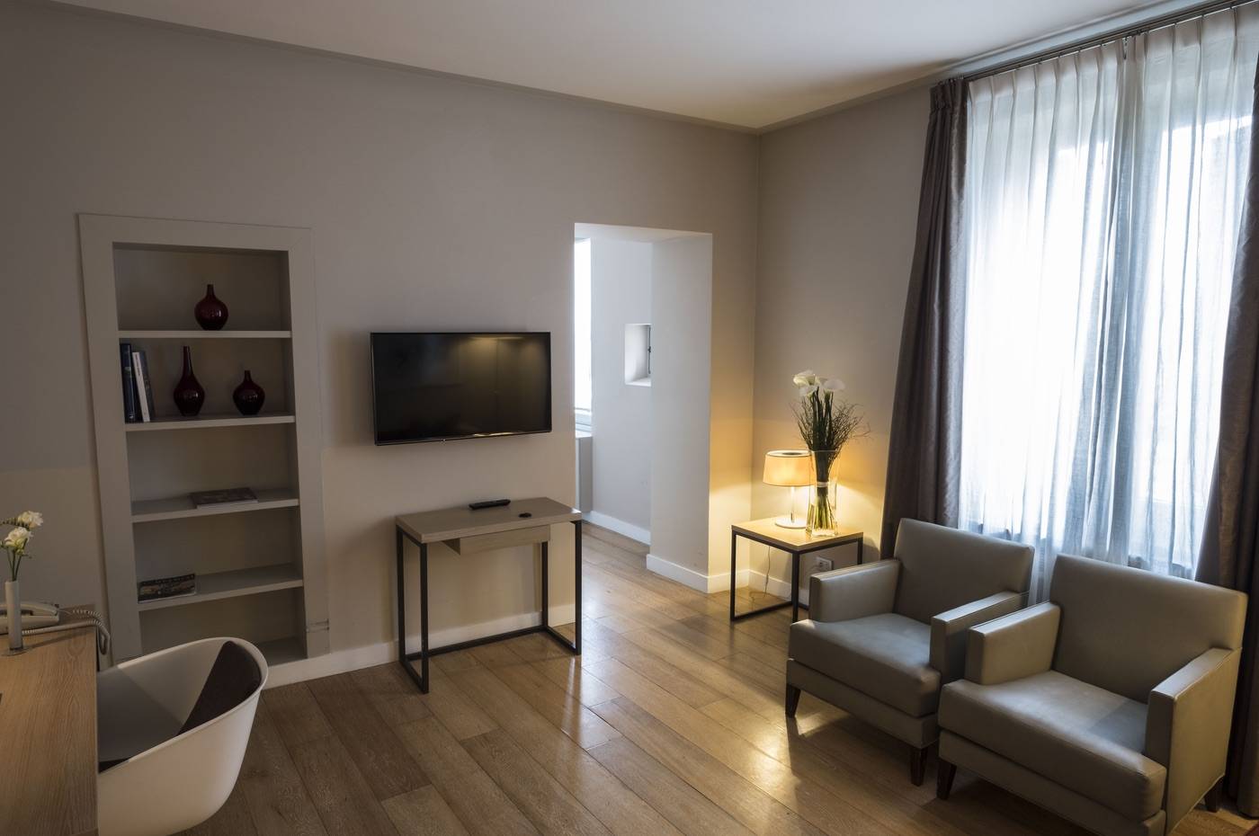 Escalus Luxury Suites Suite Glamour Deluxe 起居室