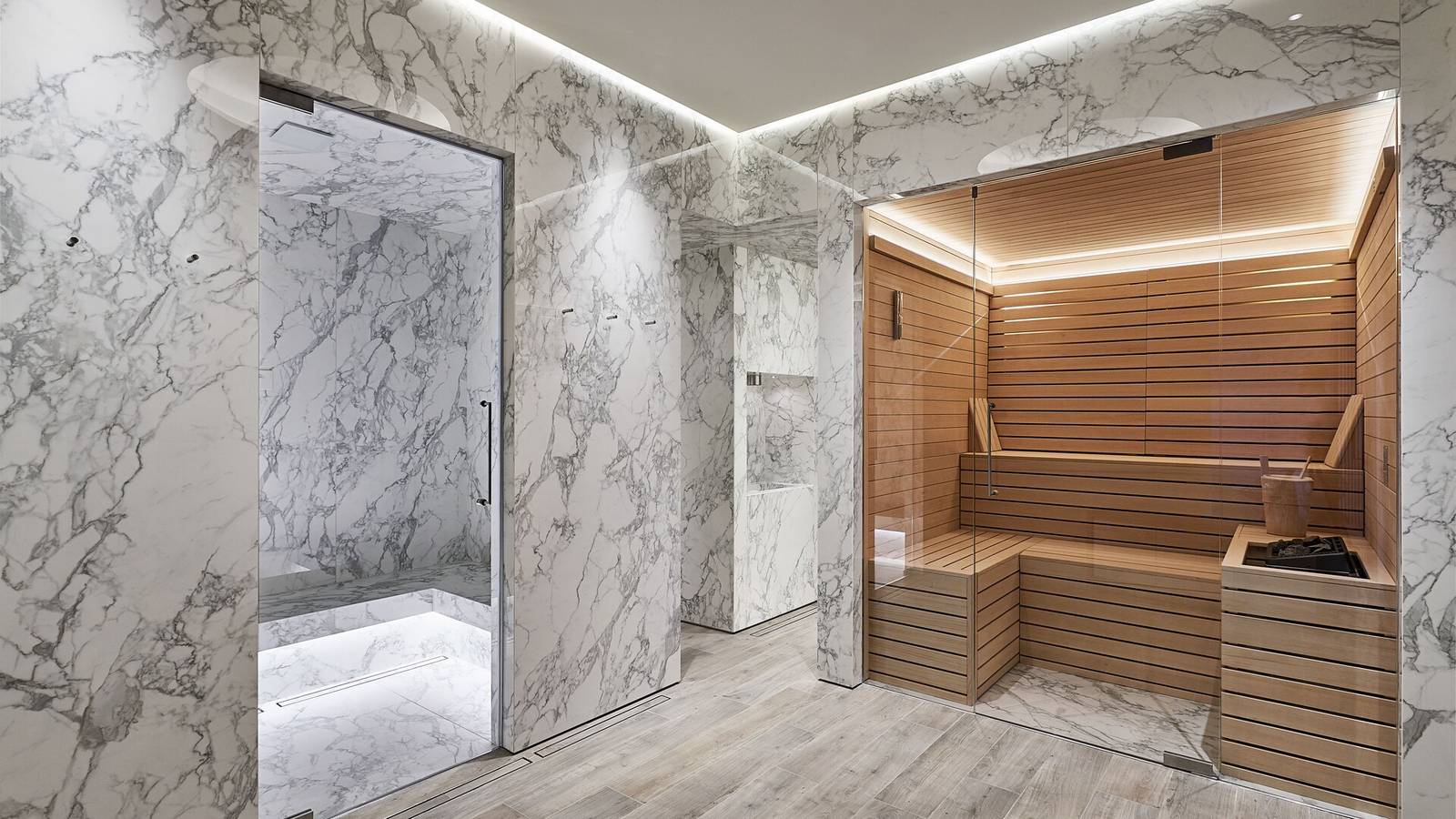 威尼斯梅斯特雷 Four Points by Sheraton 九樓 Wellness Point 蒸氣室與三溫暖