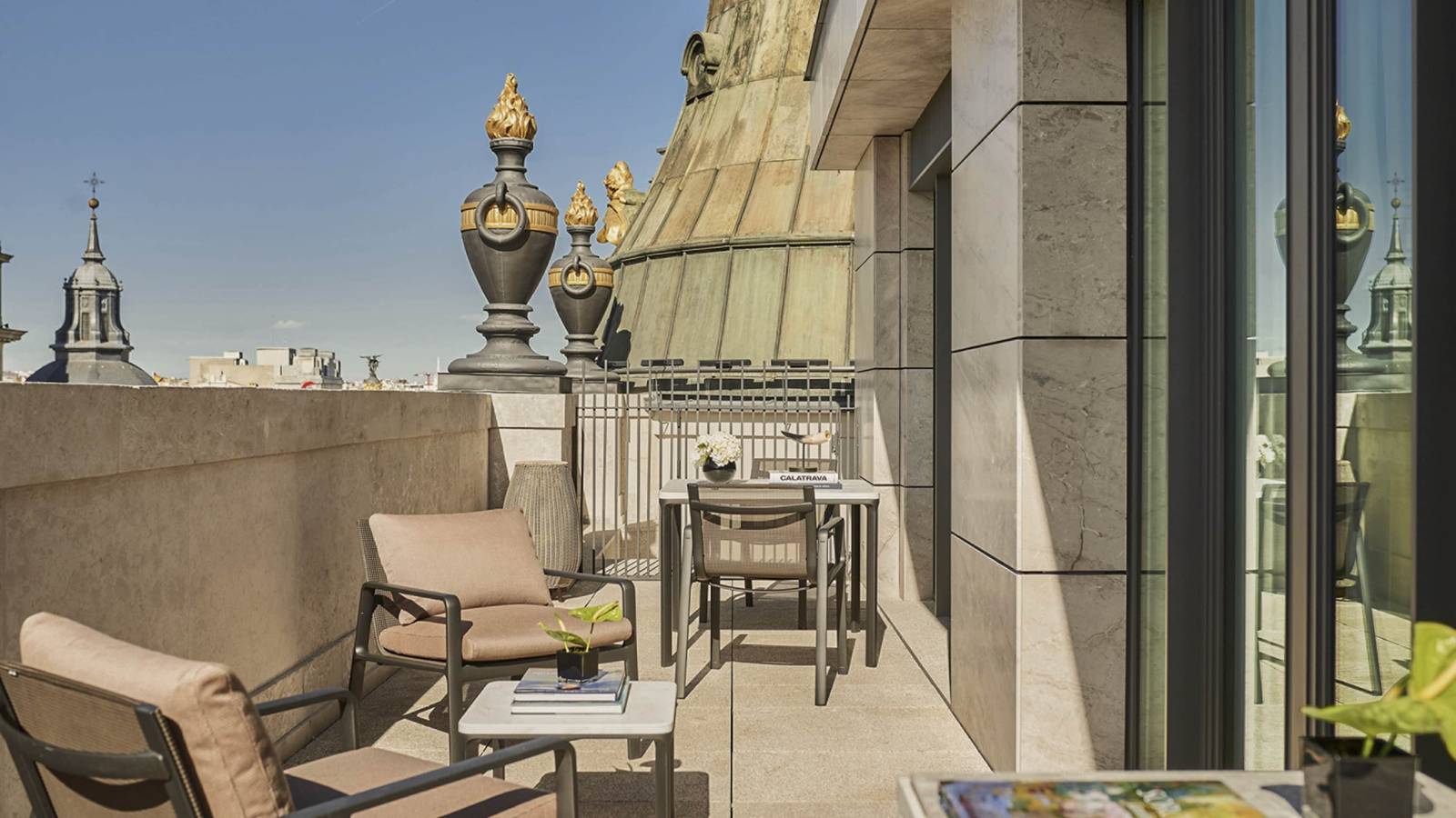 馬德里四季酒店 Penthouse Suite 露台