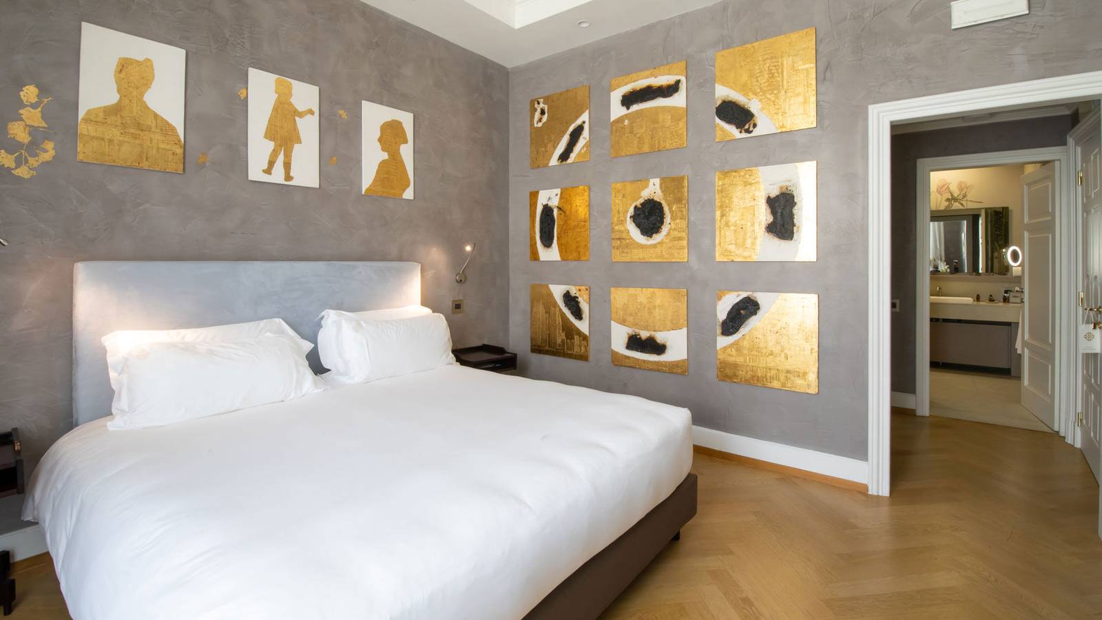 Galleria Vik Milano Deluxe Room 與藝術家畫作