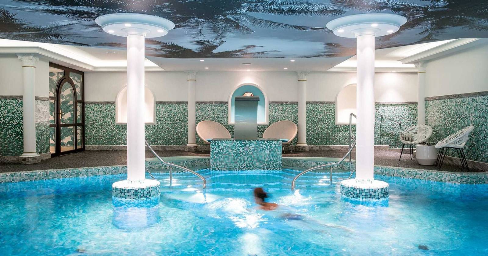 Gewandhaus Dresden Spa 馬賽克室內泳池