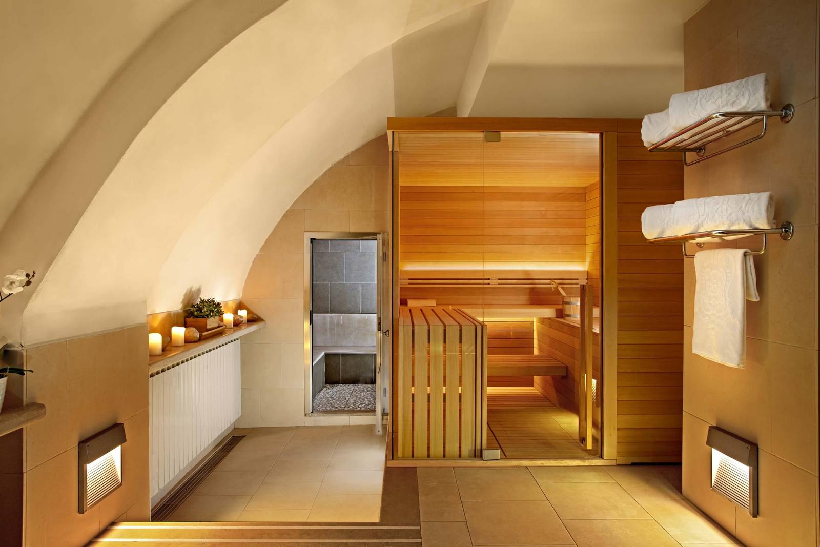 Grand Hotel Cocumella Spa 桑拿室
