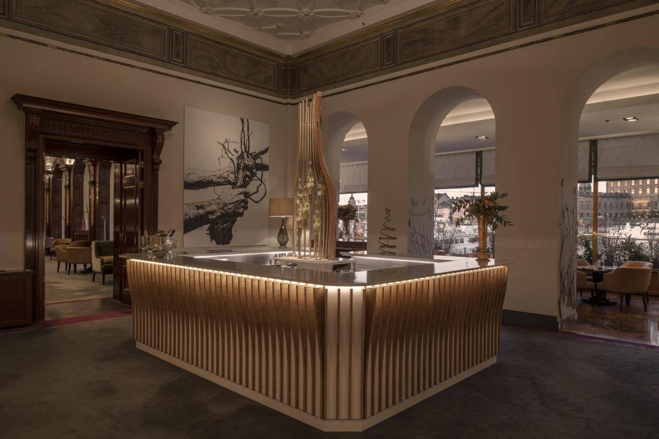 Grand Hôtel 大廳旁的 Champagne Bar