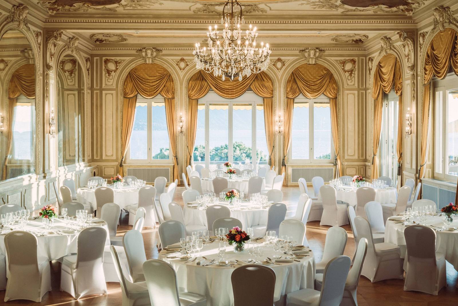 Grand Hotel Suisse Majestic 美好年代風格宴會廳