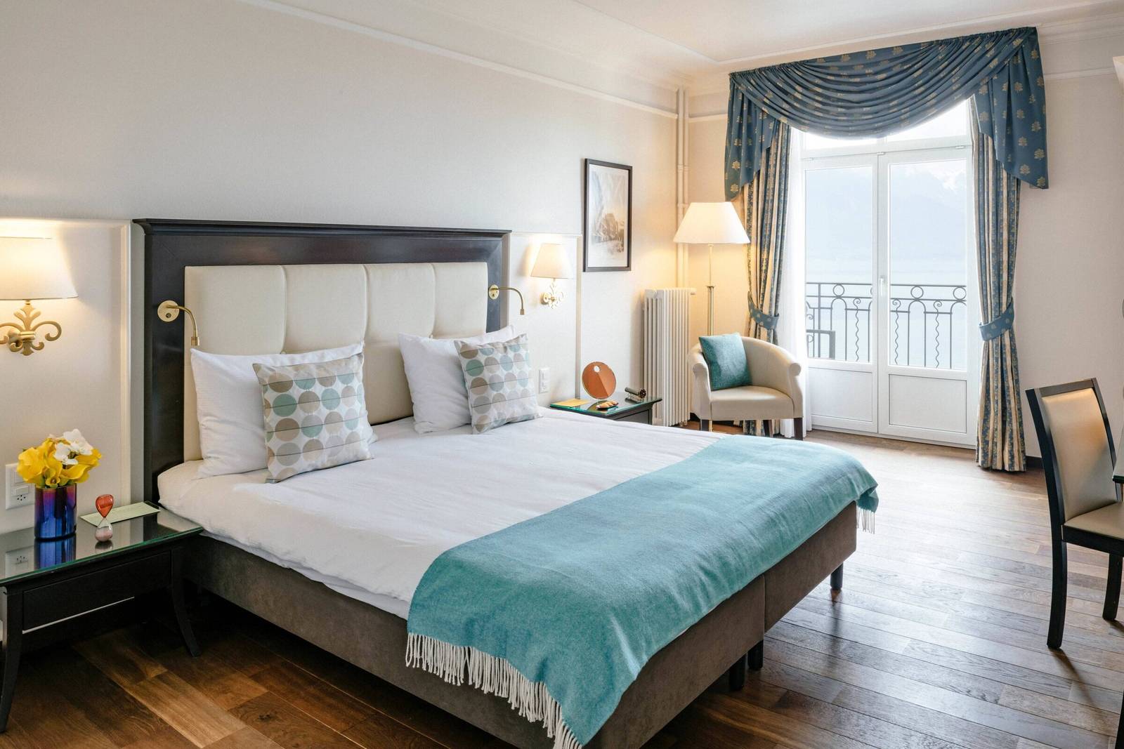 Grand Hotel Suisse Majestic Deluxe Lake View 客房
