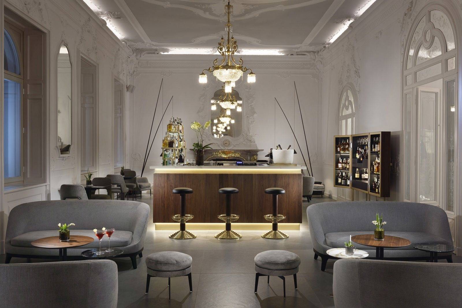 Grand Hotel Victoria 歷史別館內的酒吧