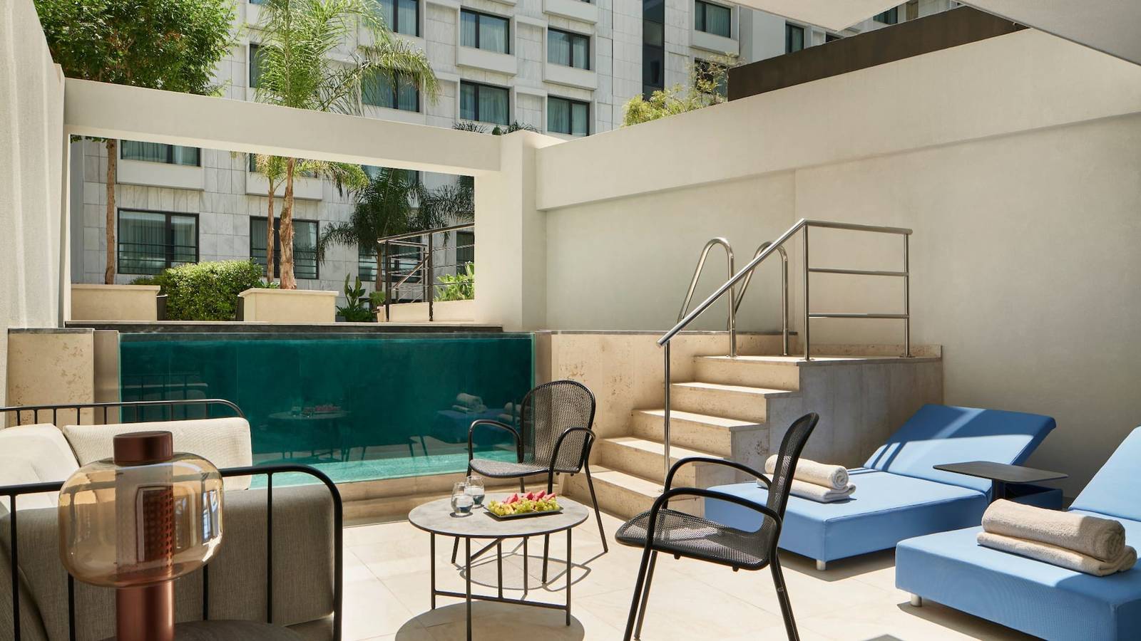 雅典君悅酒店 Grand Suite with Pool 陽台私人泳池