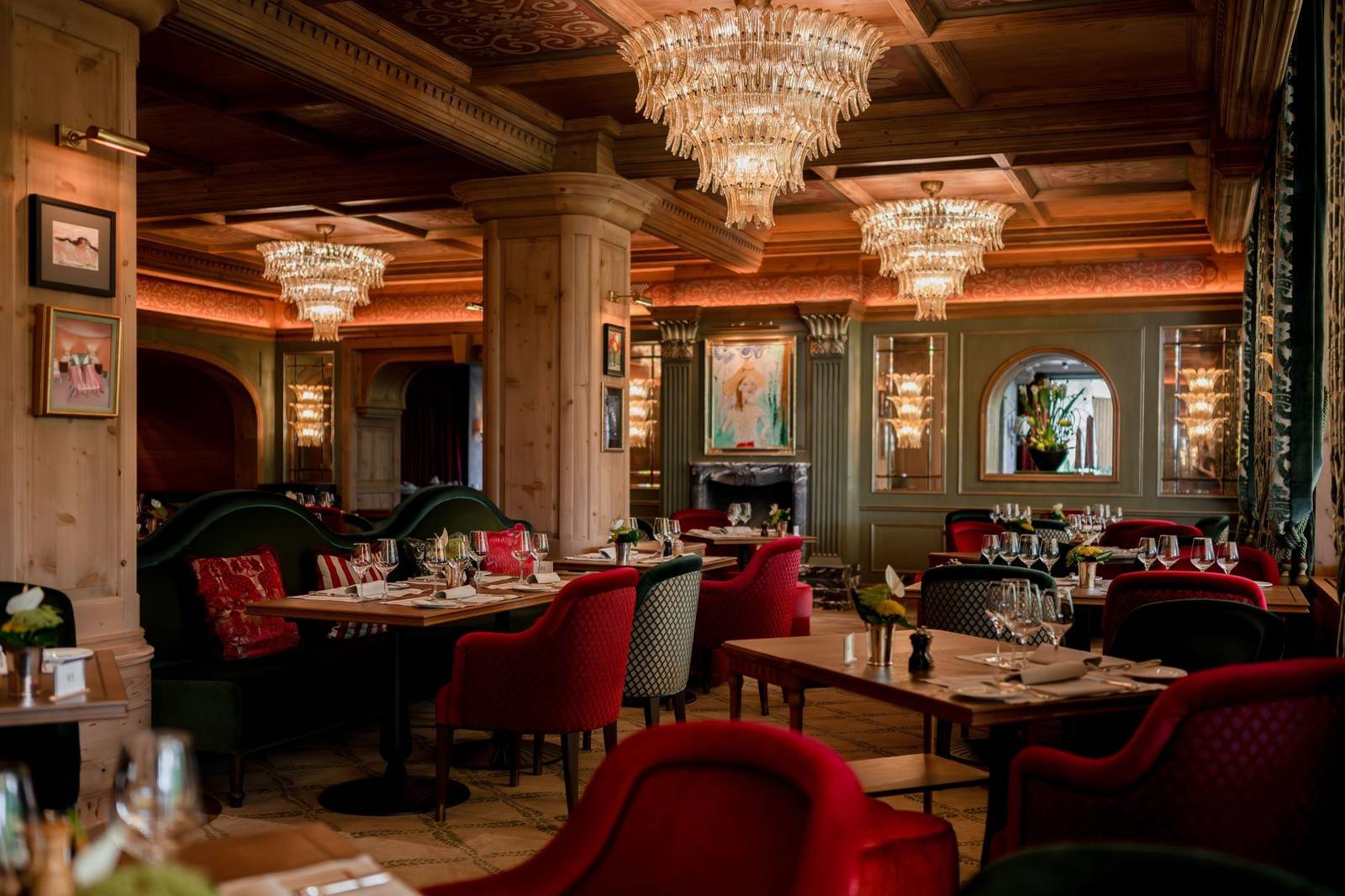 格施塔德 Gstaad Palace Le Grand 主餐廳
