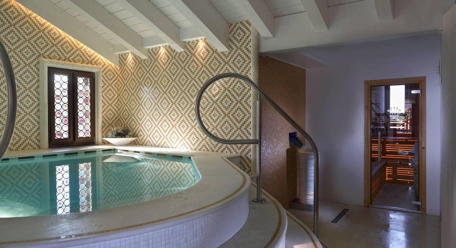 威尼斯 Hotel Ai Reali Reali Wellness Spa 按摩池