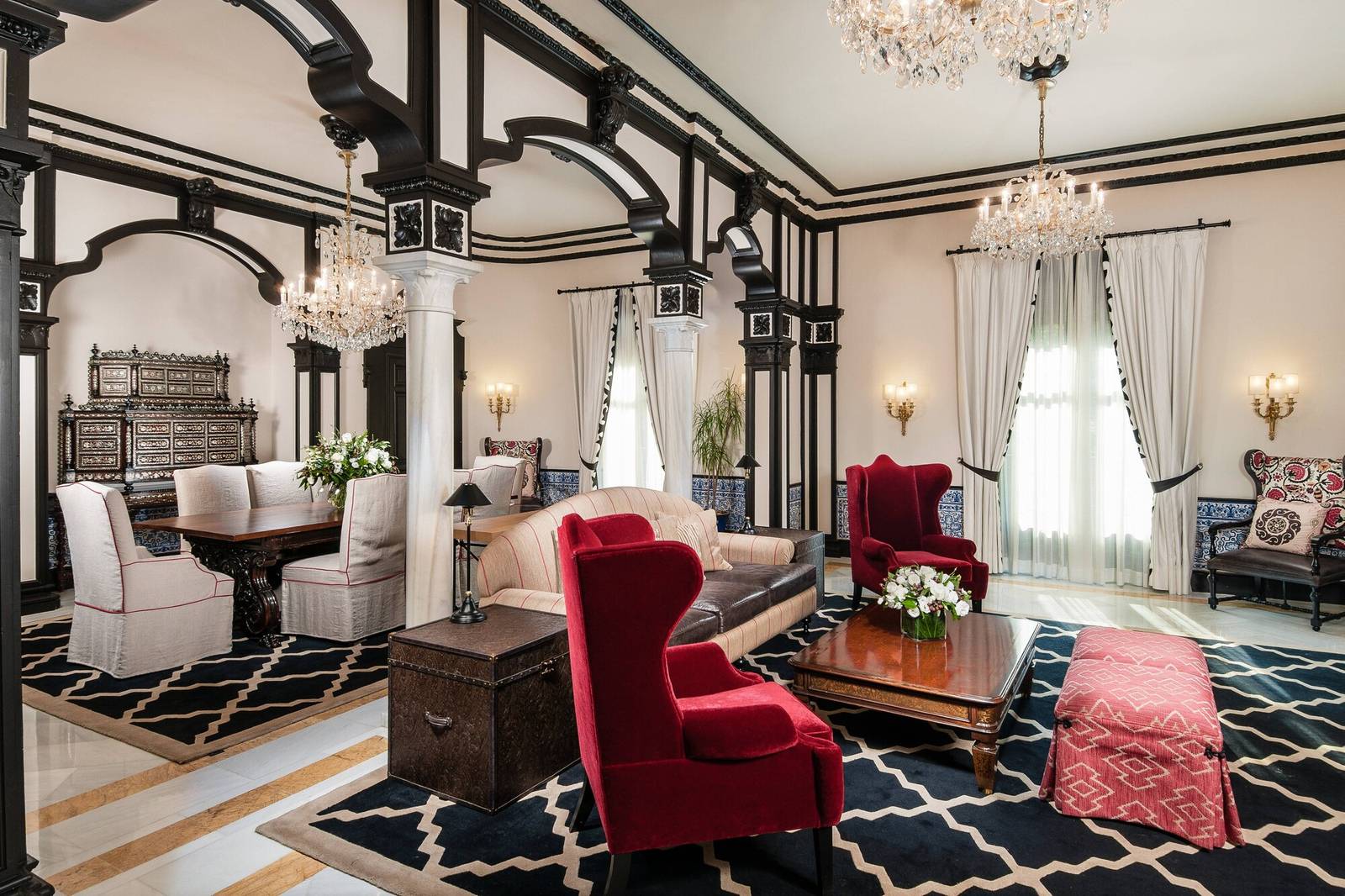Hotel Alfonso XIII Suite Alfonso XIII 起居室