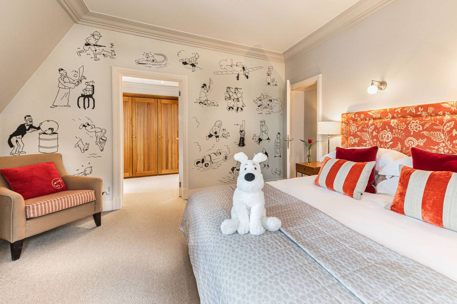 Hotel Amigo Tintin Suite 丁丁主題臥室