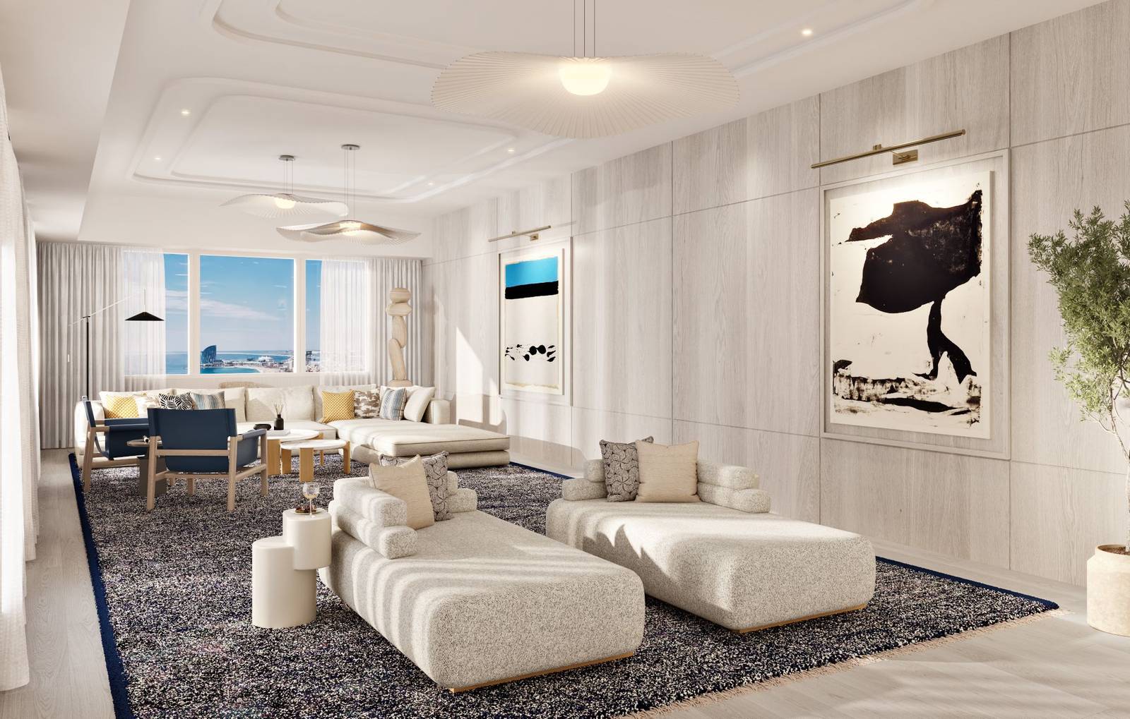 Hotel Arts The Arts Suite 起居室