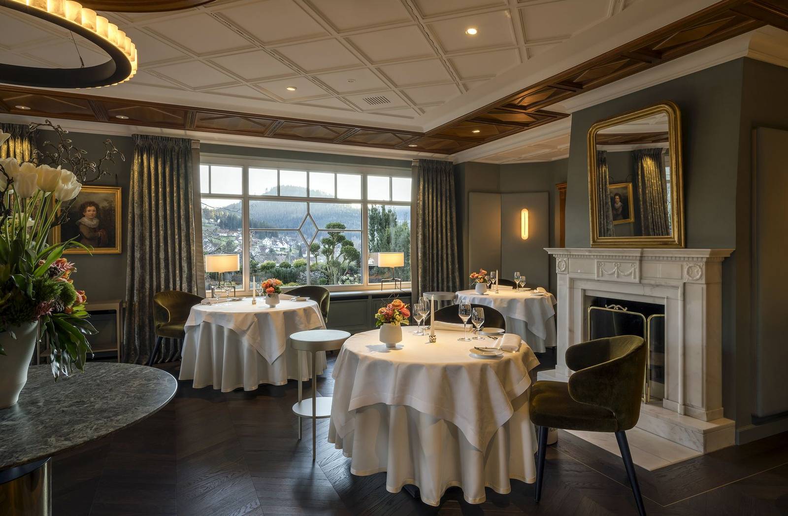 Hotel Bareiss 三星餐廳 Restaurant Bareiss 用餐室