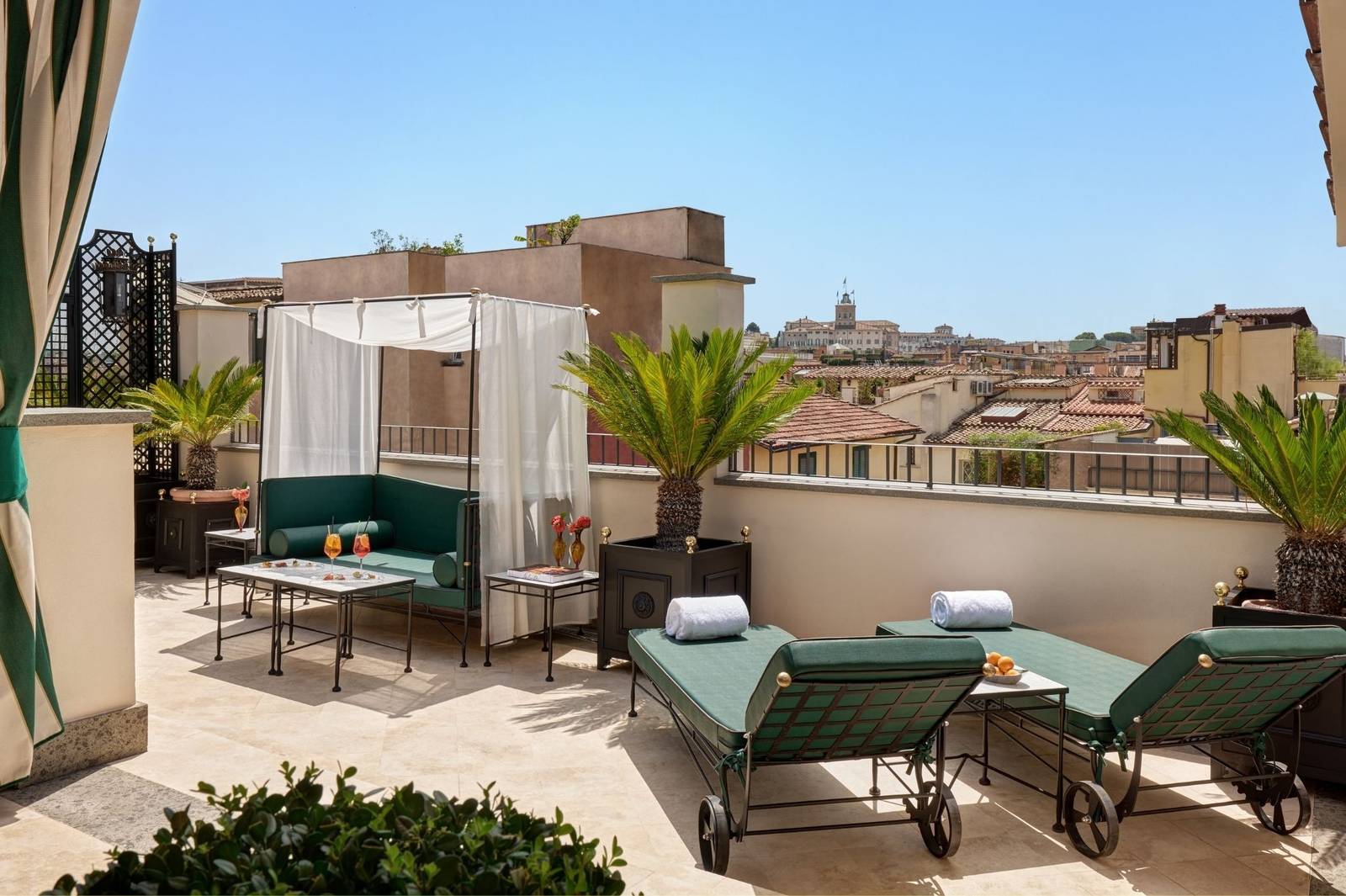 Hotel d'Inghilterra Penthouse Suite 頂樓露台